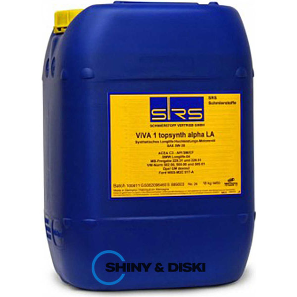 Купить масло SRS ViVA 1 topsynth alpha LA 5W-30 (20л)