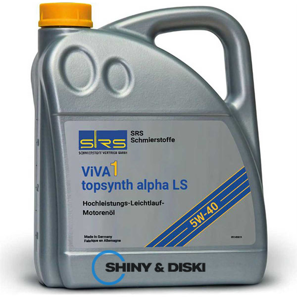 Купить масло SRS ViVA 1 topsynth alpha LS 5W-40 (5л)