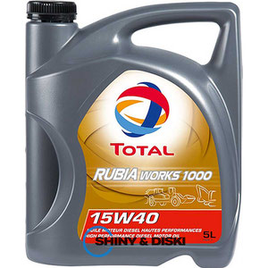 Total Rubia Works 1000 15W-40 (5л)