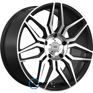 Vissol Forged WS2127 Matte Black With Machined Face R22 W10 PCD5x150 ET45 DIA110.1