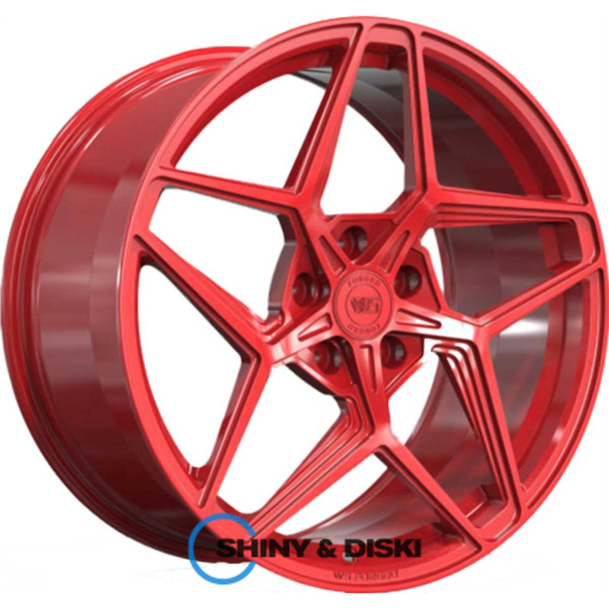 ws forged ws2125 gloss red r19 w9 pcd5x114.3 et45 dia70.5