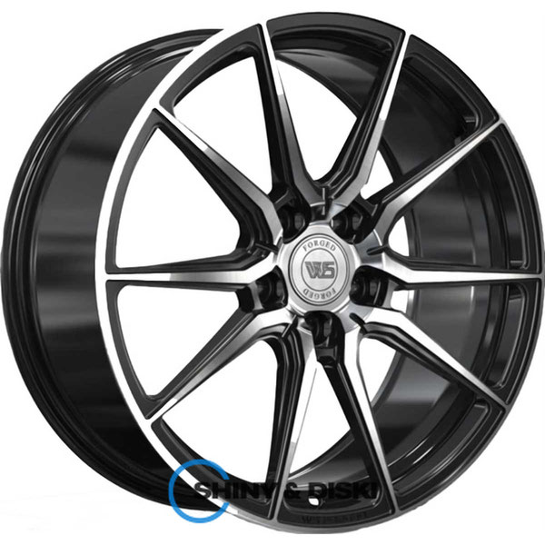 Купити диски WS Forged WS2104 Gloss Black With Machined Face R18 W8 PCD5x112 ET45 DIA57.1