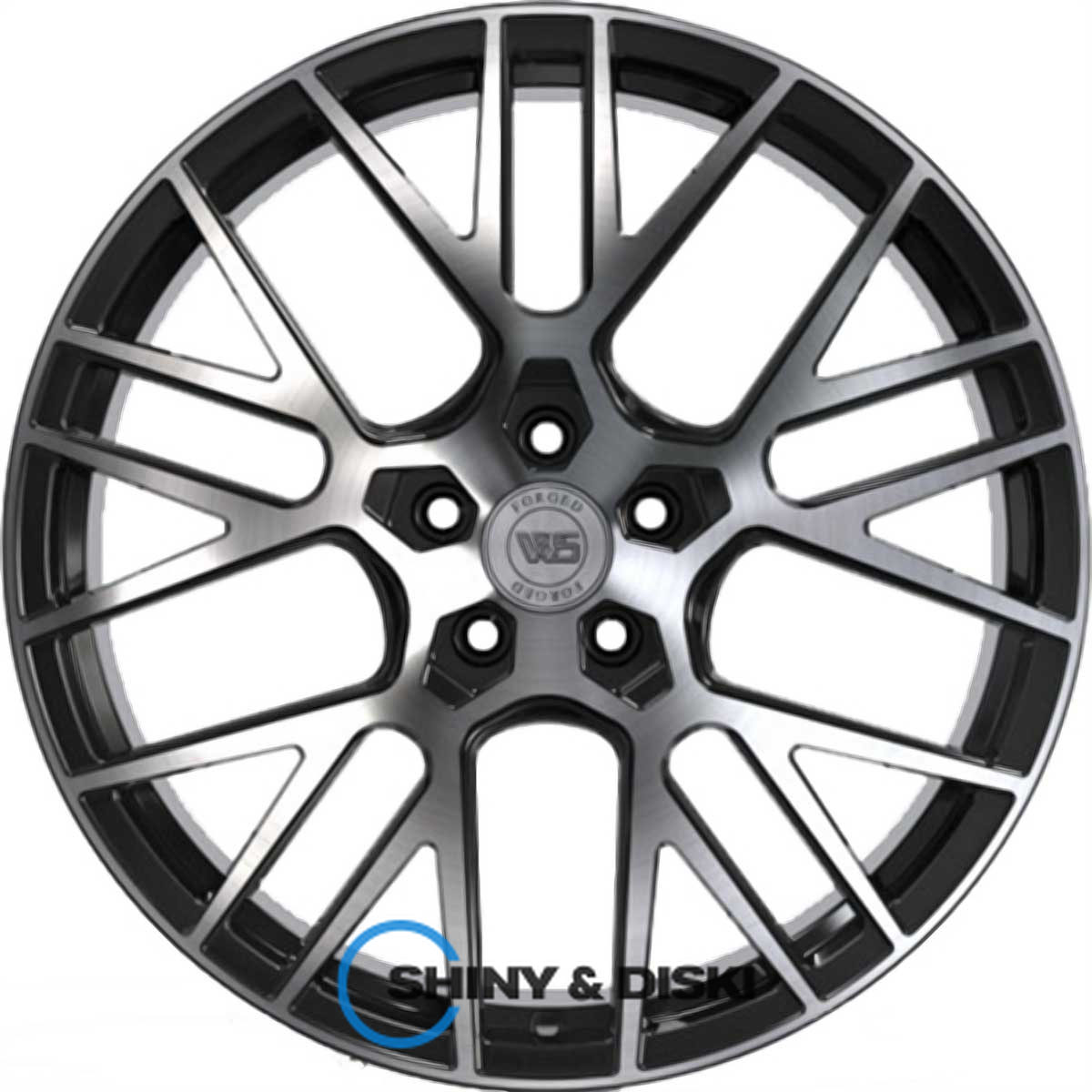 ws forged ws2106 gloss black with machined face r20 w9.5 pcd5x114.3 et30 dia70.5