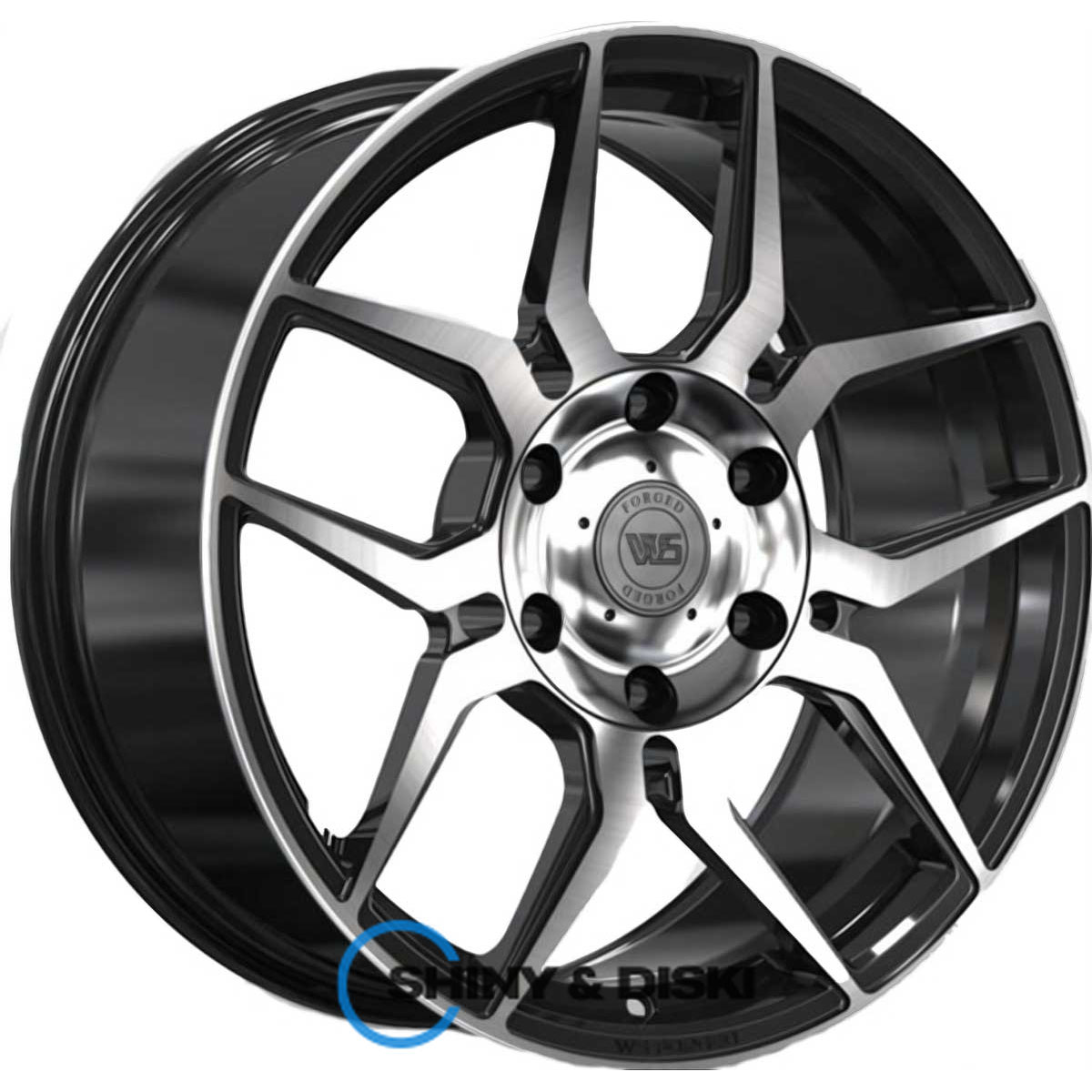 ws forged ws2126 gloss black with machined face r18 w8 pcd6x139.7 et20 dia106.1