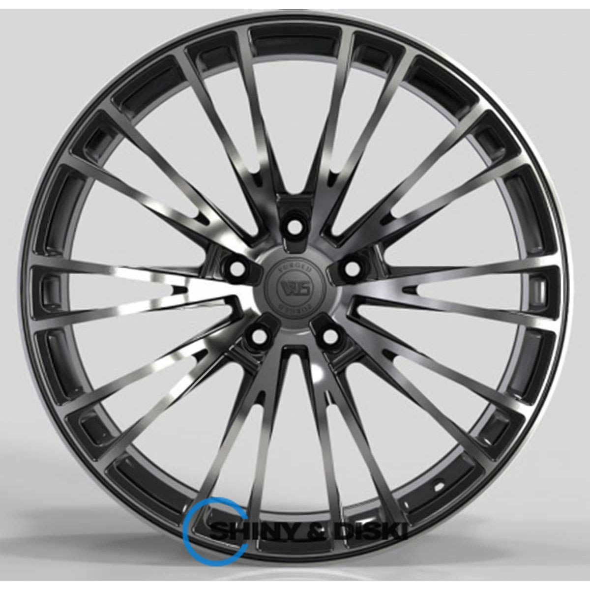 ws forged ws2252 gloss black with machined face r21 w11 pcd5x130 et49 dia71.6
