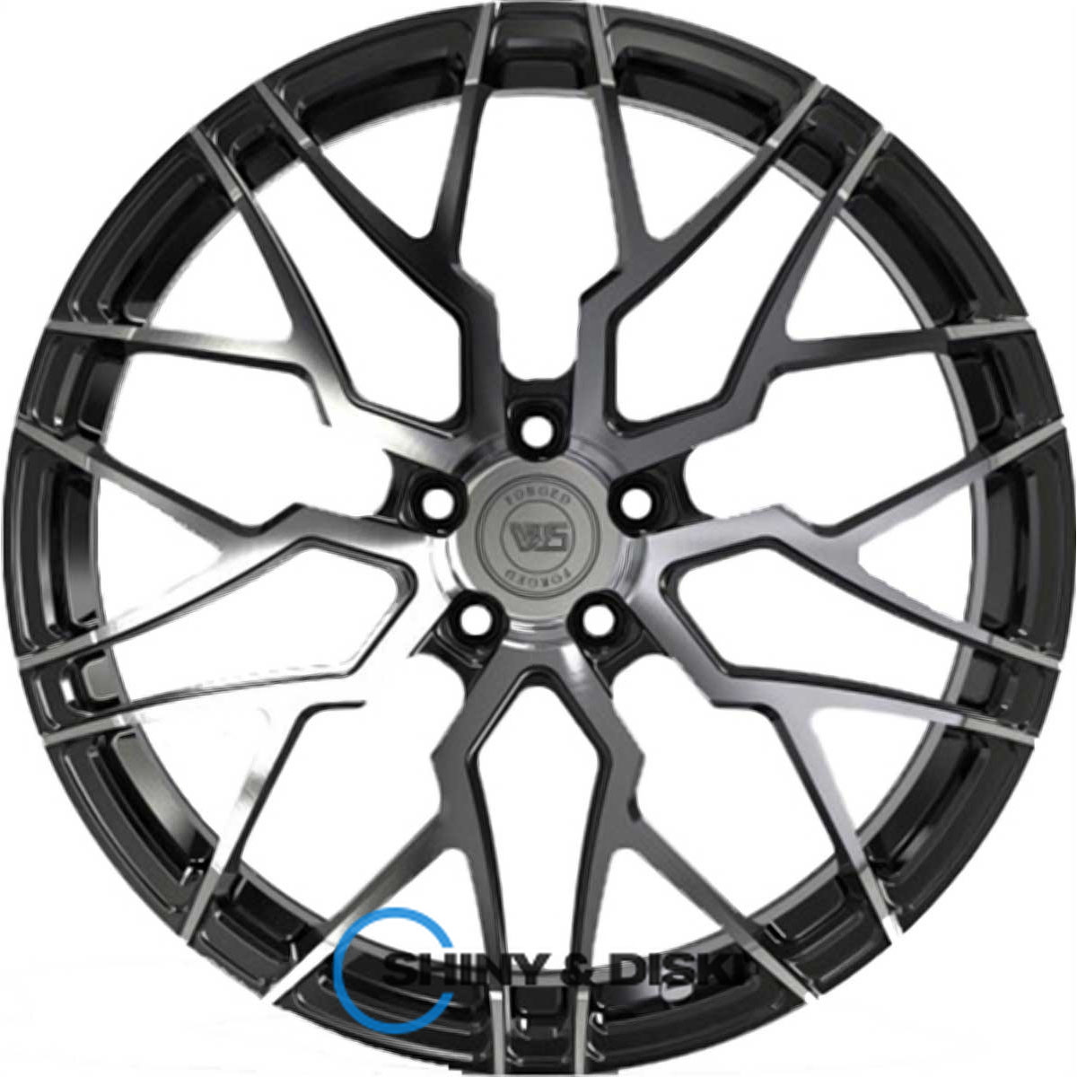 ws forged ws2270 gloss black with machined face r20 w10 pcd5x112 et19 dia66.5