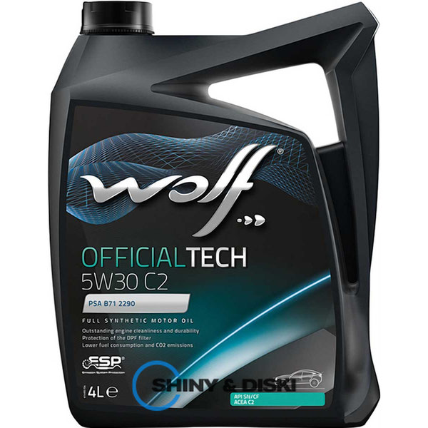 Купити мастило Wolf Officialtech 5W-30 C2 (4л)