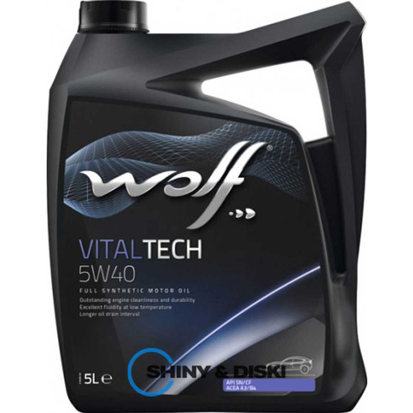 Купити мастило Wolf Vitaltech 5W-40 (5л)