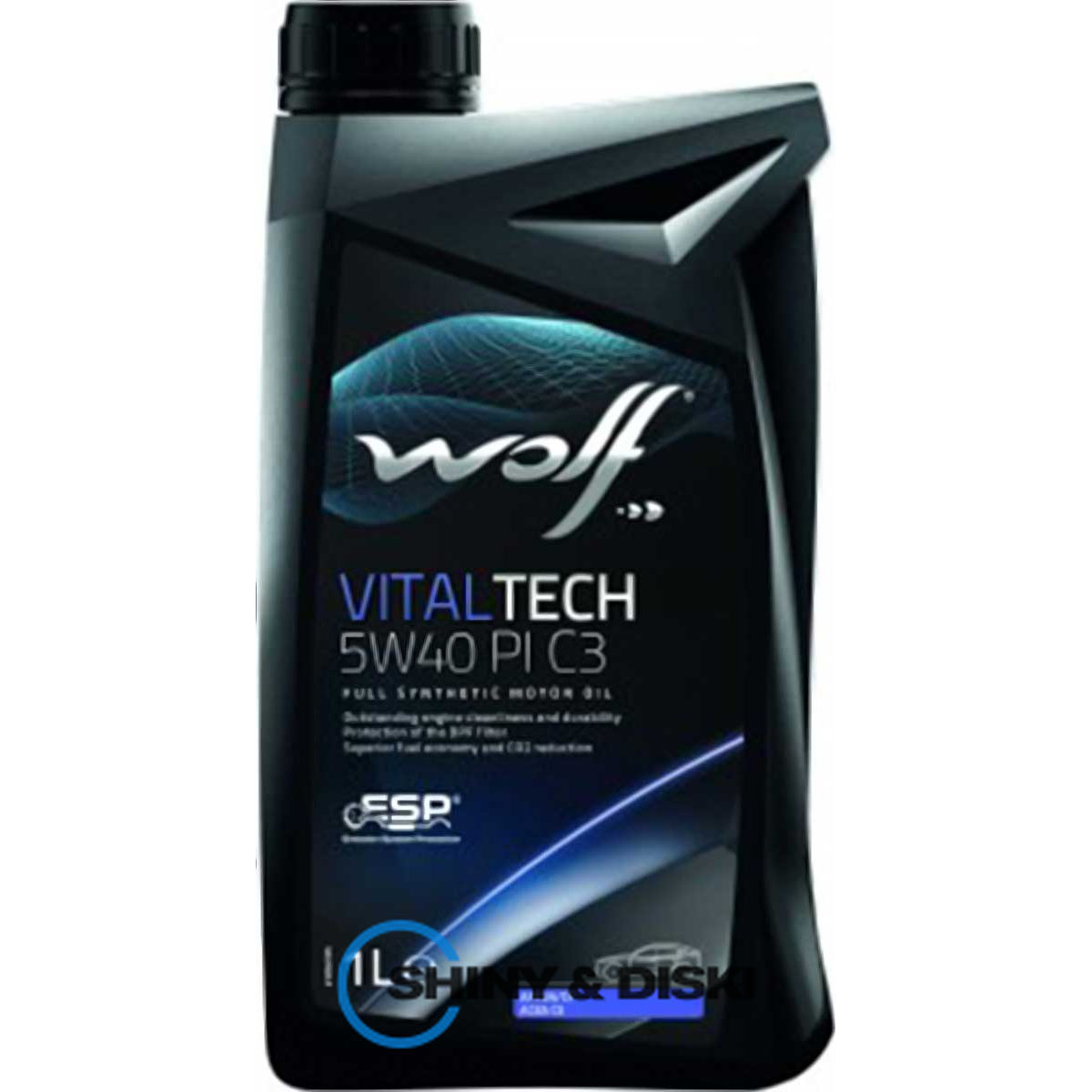 wolf vitaltech 5w-40 pi c3 (1л)