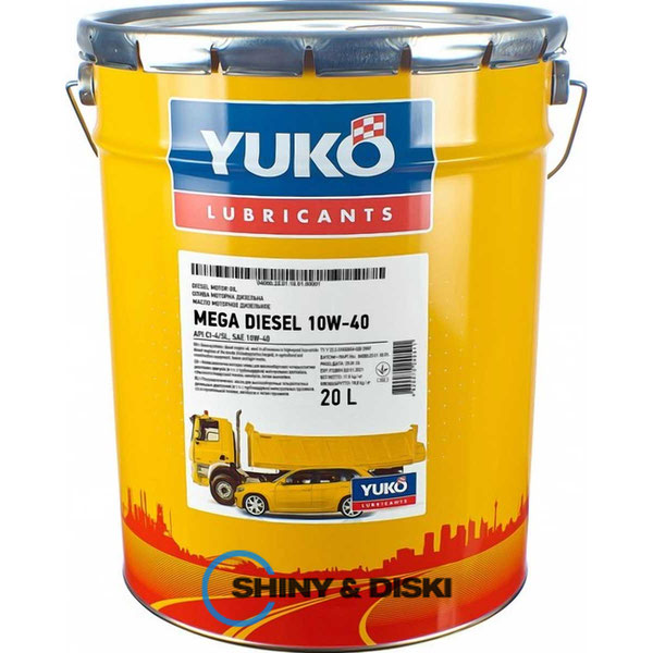 Купить масло Yuko Mega Diesel 10W-40 (20л)