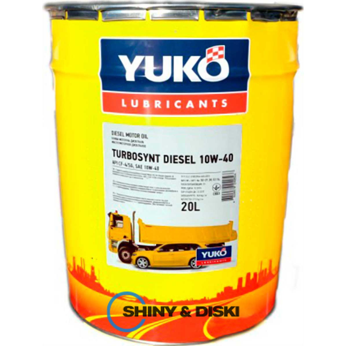 yuko turbosynt diesel 10w-40 (20л)