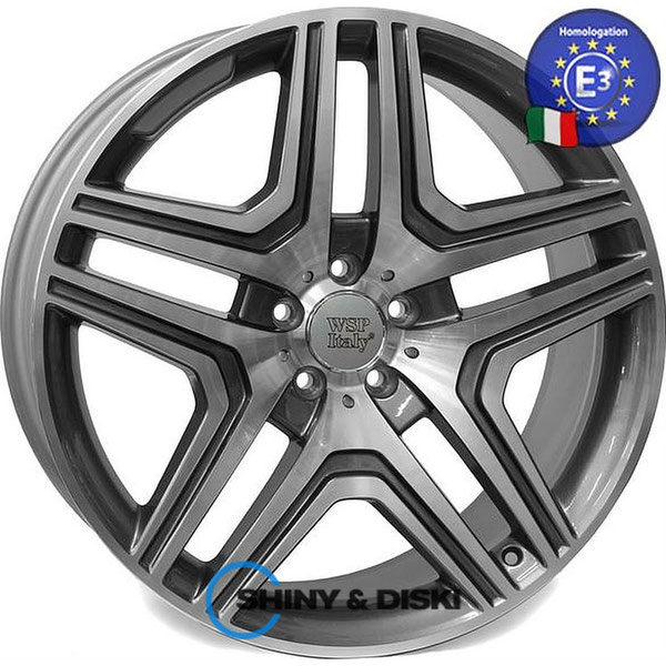 Купить диски WSP Italy Mercedes (W766) AMG NERO Anthracite Polished