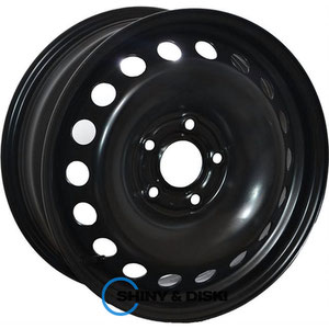 AV Wheels (Black) Renault/Nissan OEM R16 W6.5 PCD5x114.3 E47 DIA66.1