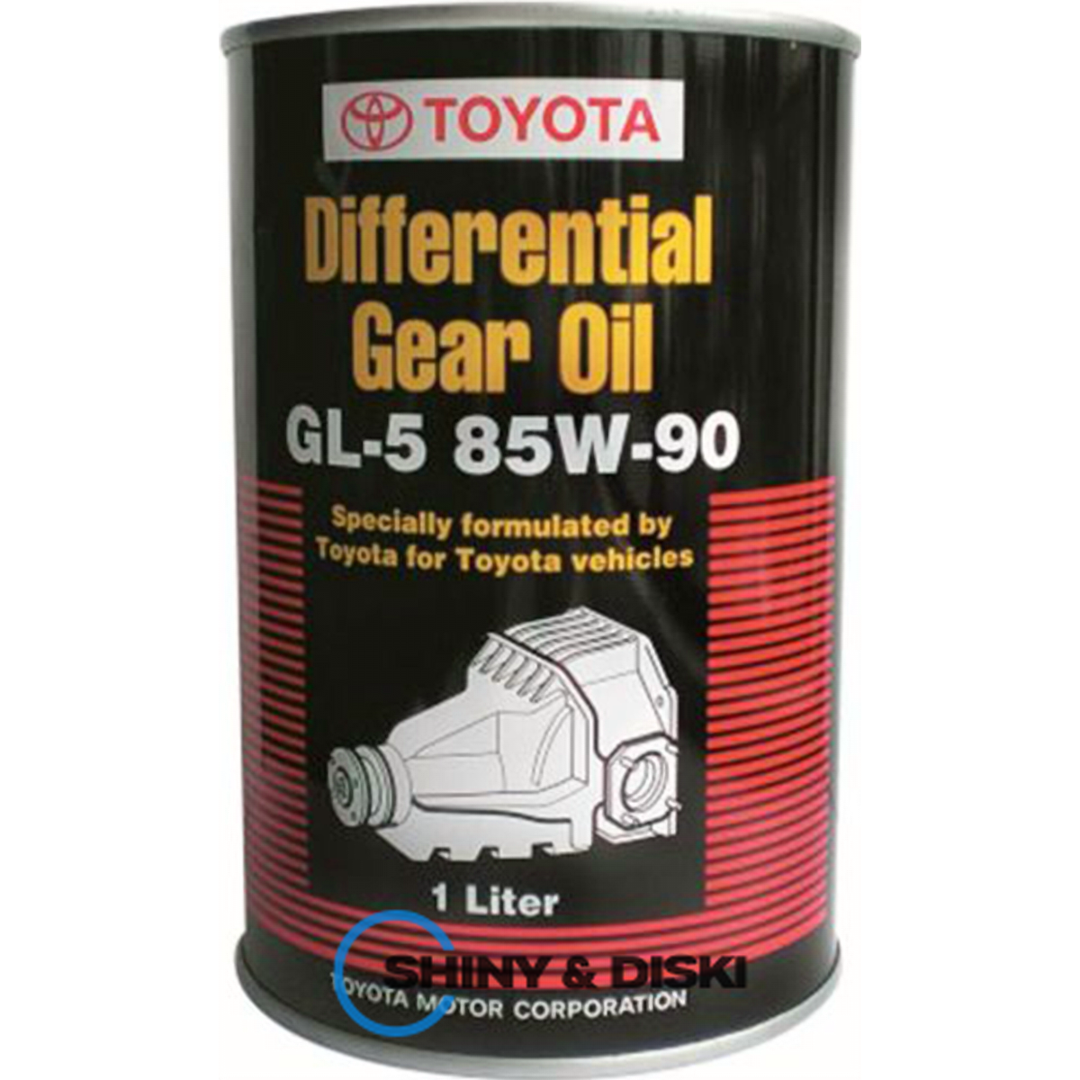 toyota differential gear oil 85w-90 gl-5 (1л)