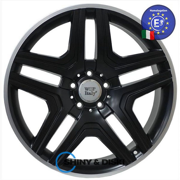 Купить диски WSP Italy Mercedes (W766) AMG NERO Dull Black R Polished